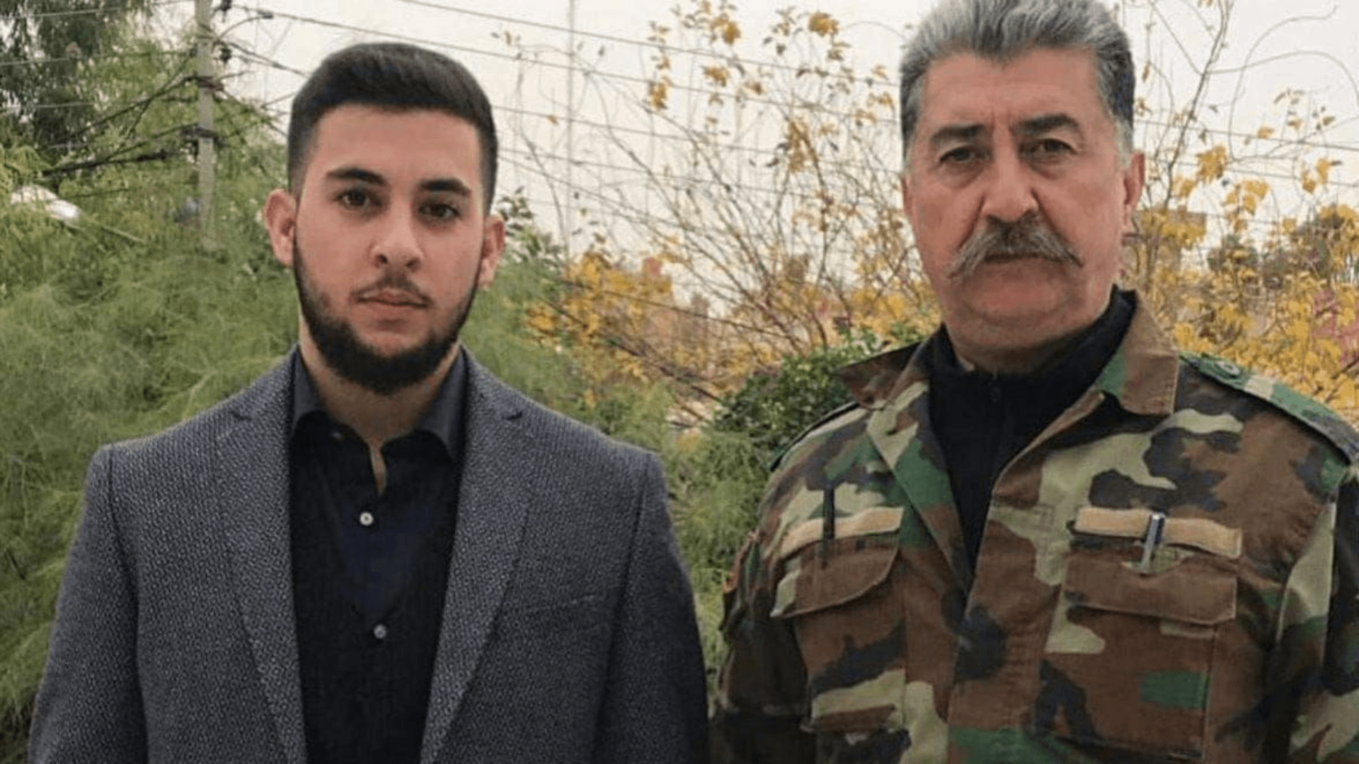 وێنەی حوسێنی یەزدانپەنا و کوڕەکەی