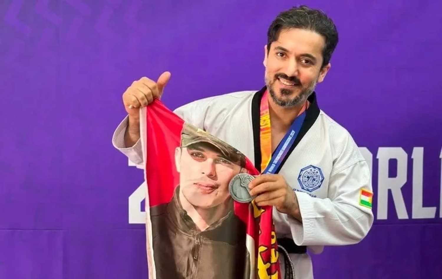 Kürt tekvandocu Hêmin Mehdî Güney Kore'de dünya ikincisi oldu