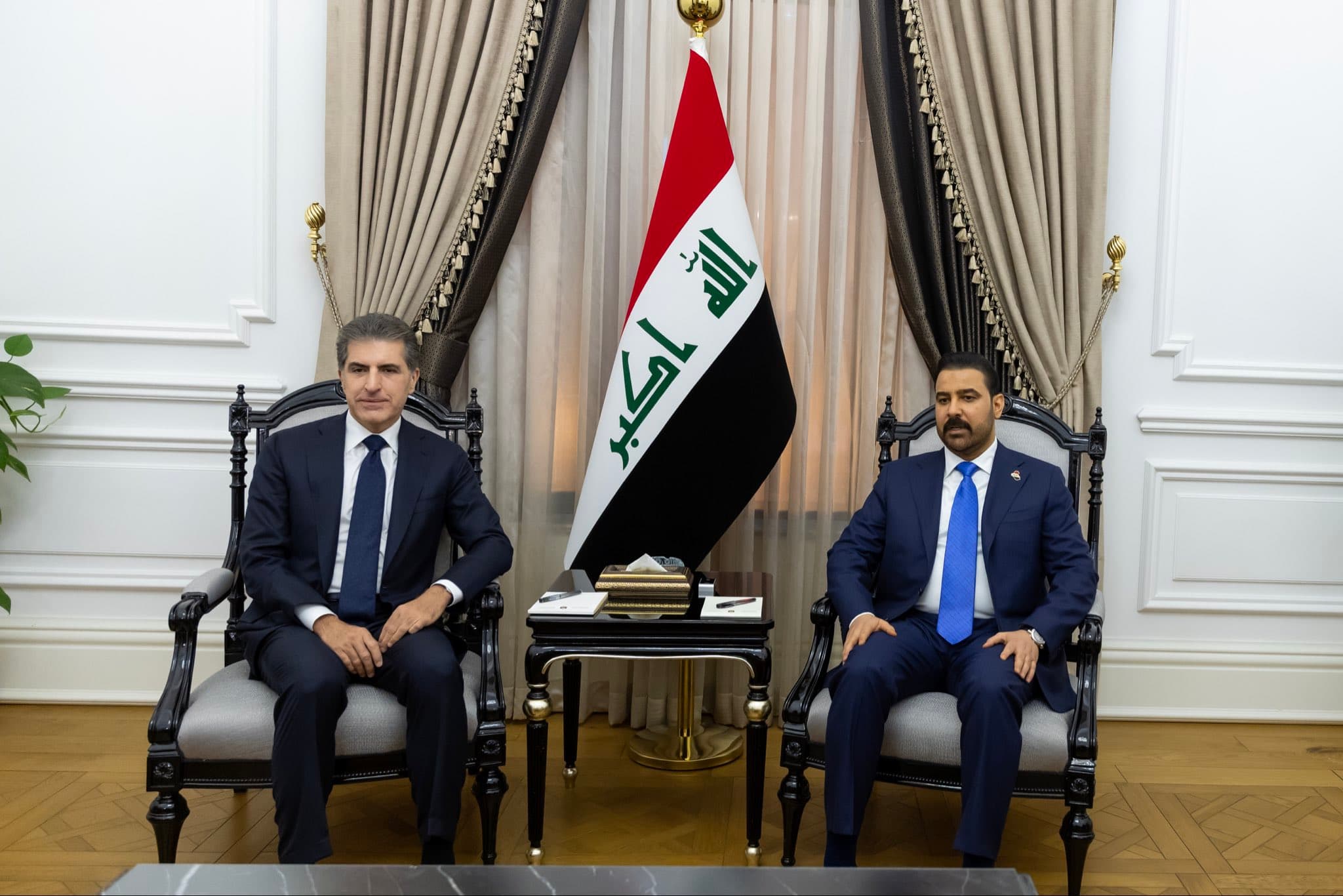 نێچیرڤان بارزانی: کۆبوونەوەیەکی بەرهەمدارمان لەگەڵ سەرۆکوەزیرانی عێراق کرد