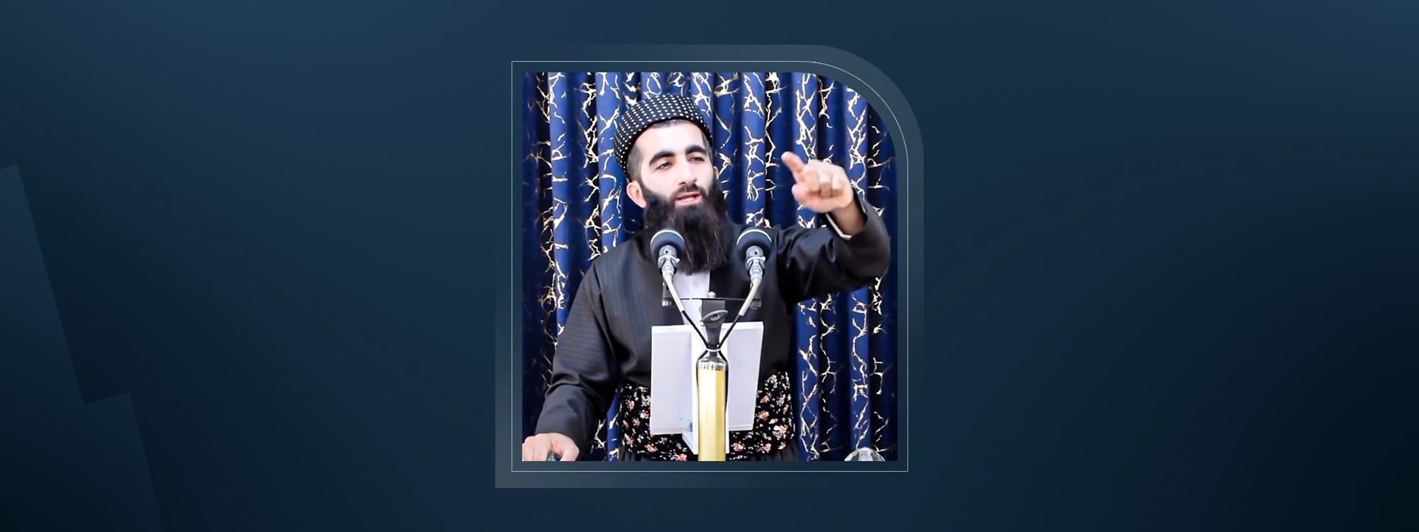Ramin Salehzadeh during a Friday sermon. Photo: Social media/screengrab