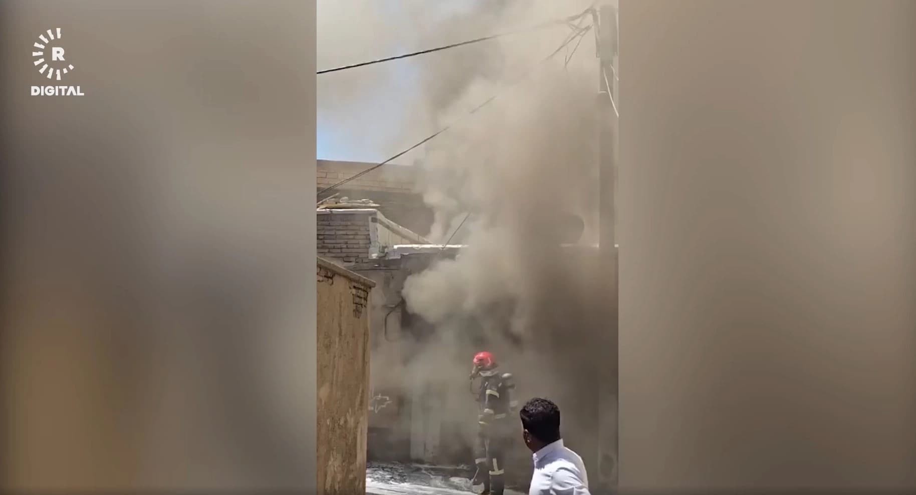 Mahabad’da yangın faciası: Garajdaki benzin patladı, 9 kişi yaralandı