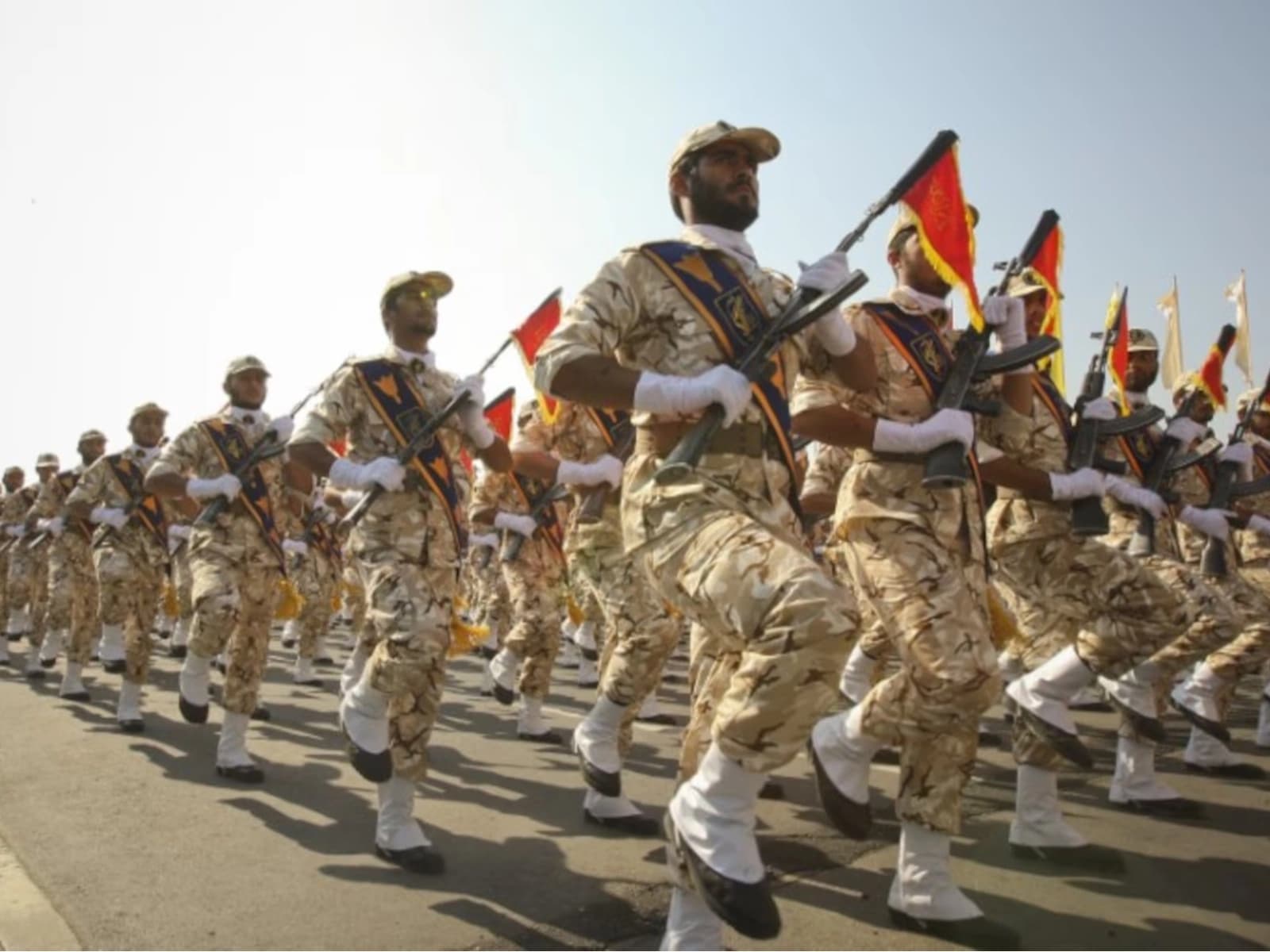 نمایشێکی سوپای پاسداران لە ساڵی 2011. وێنە: Reuters
