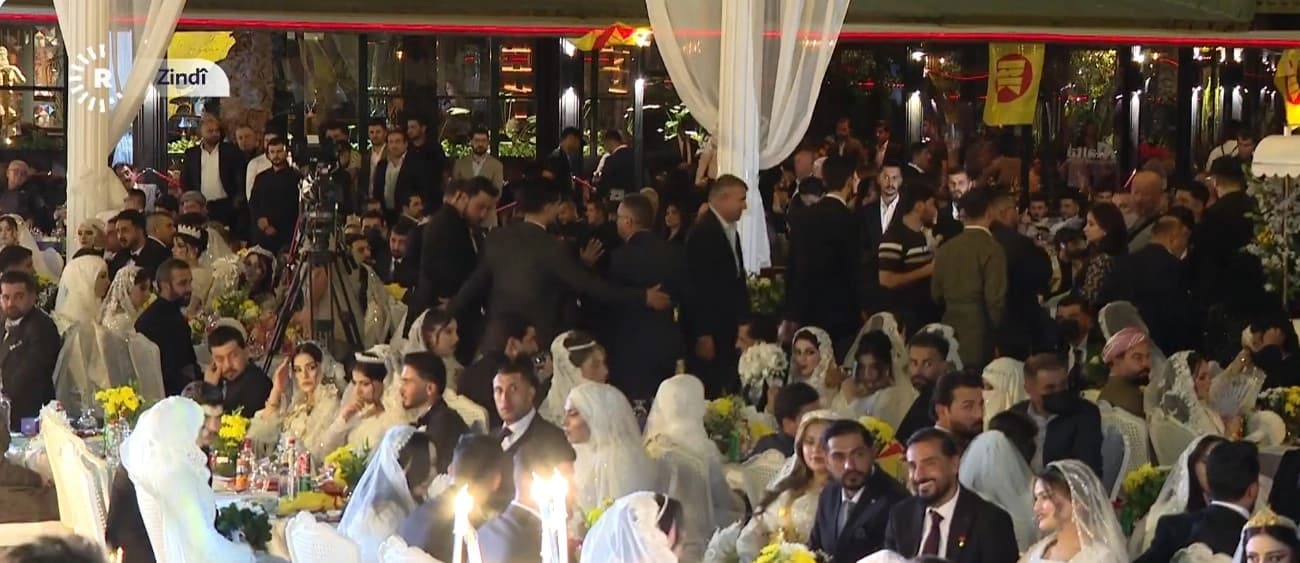 KDP’nin kuruluş yıldönümünde 450 çift için toplu düğün: Her aileye 10 milyon dinar destek
