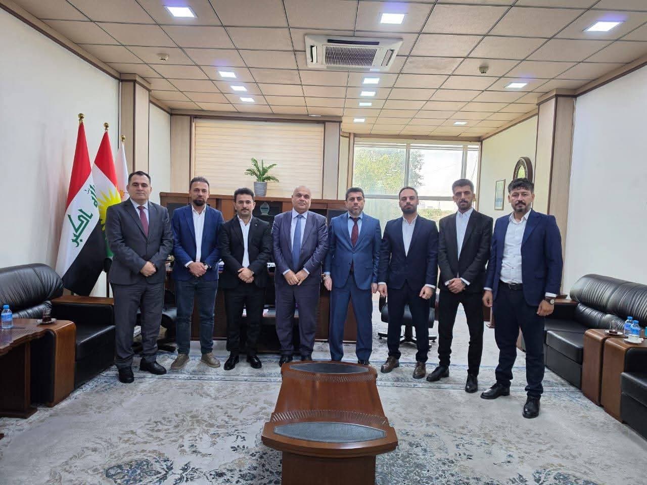 شاندێکی گرێبەستەکان بۆ دامەزراندن لەگەڵ بەرپرسانی دارایی عێراق کۆدەبنەوە