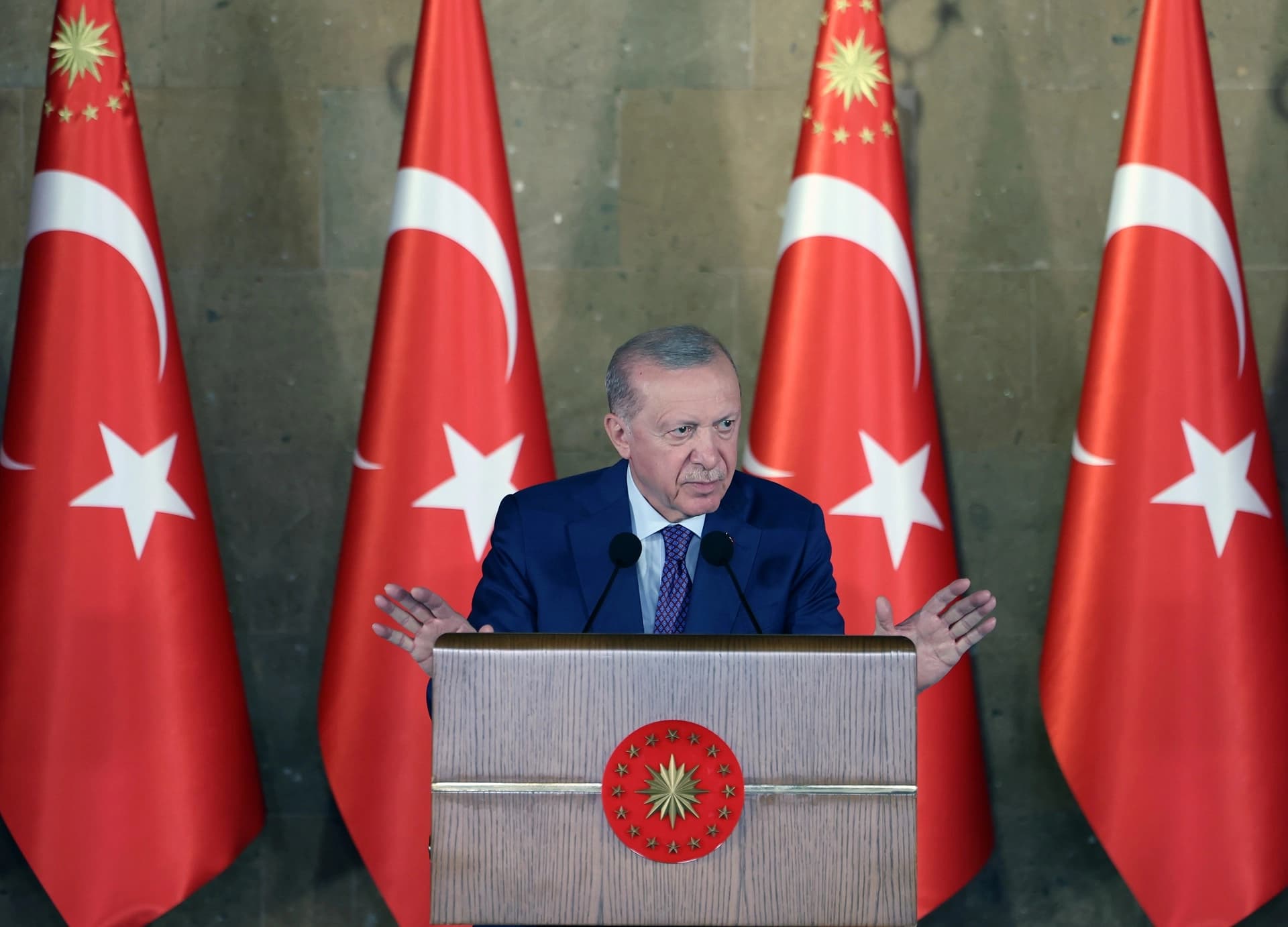 Erdogan: Ez bangî her kesî dikim ku bibe beşek ji çareseriyê