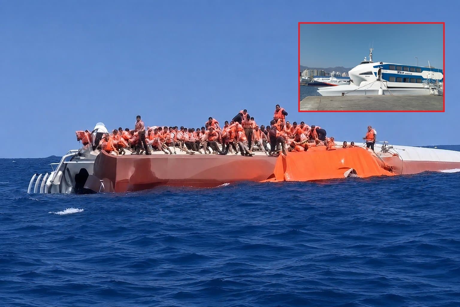 Alabora olan geminin kaptan ve mürettebatı gözaltına alındı