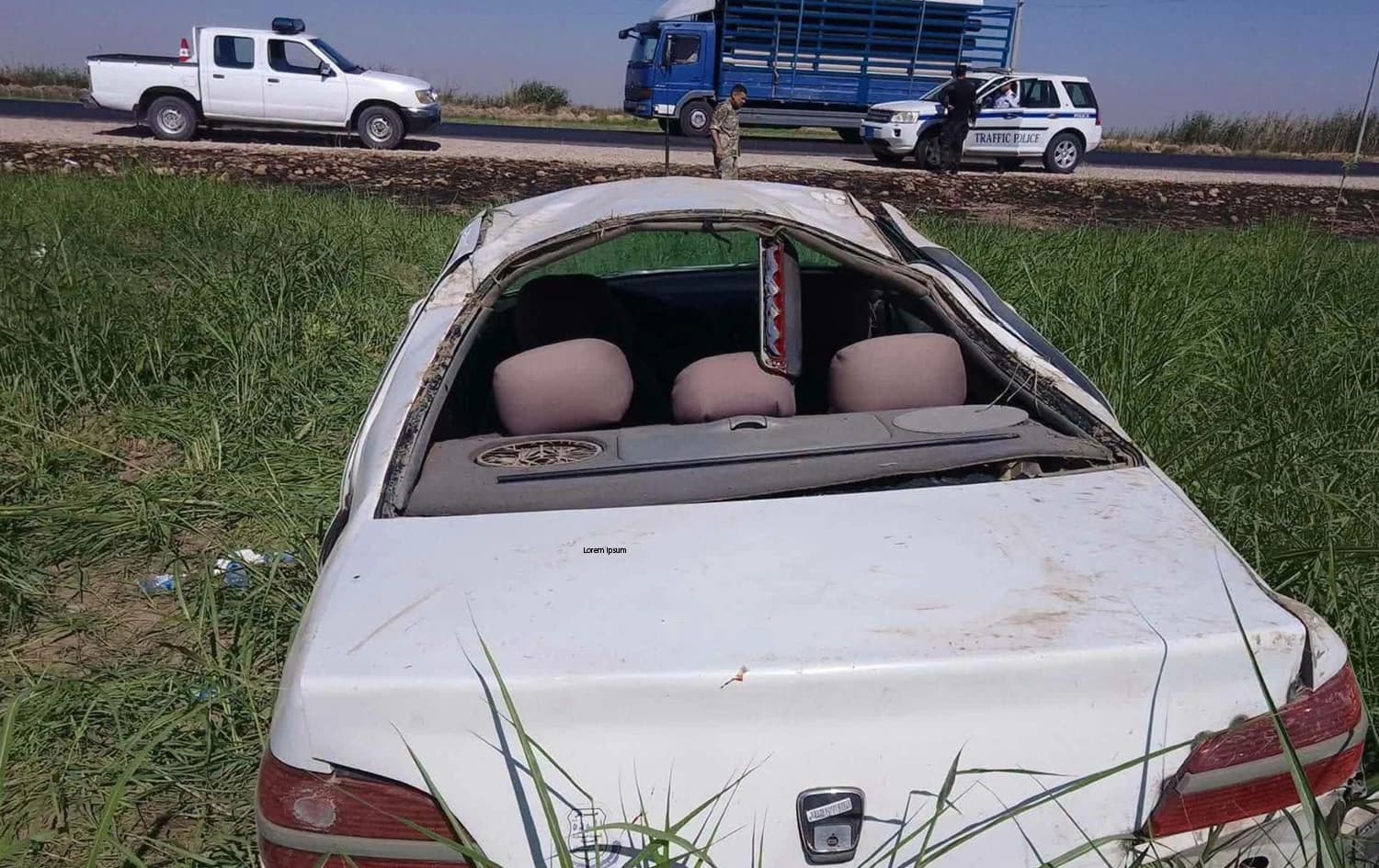 لەسەر رێگەی کەلار-خانەقین بەهۆی وەرگەڕانی ئۆتۆمبێلێکەوە 6 کەس بریندار بوون