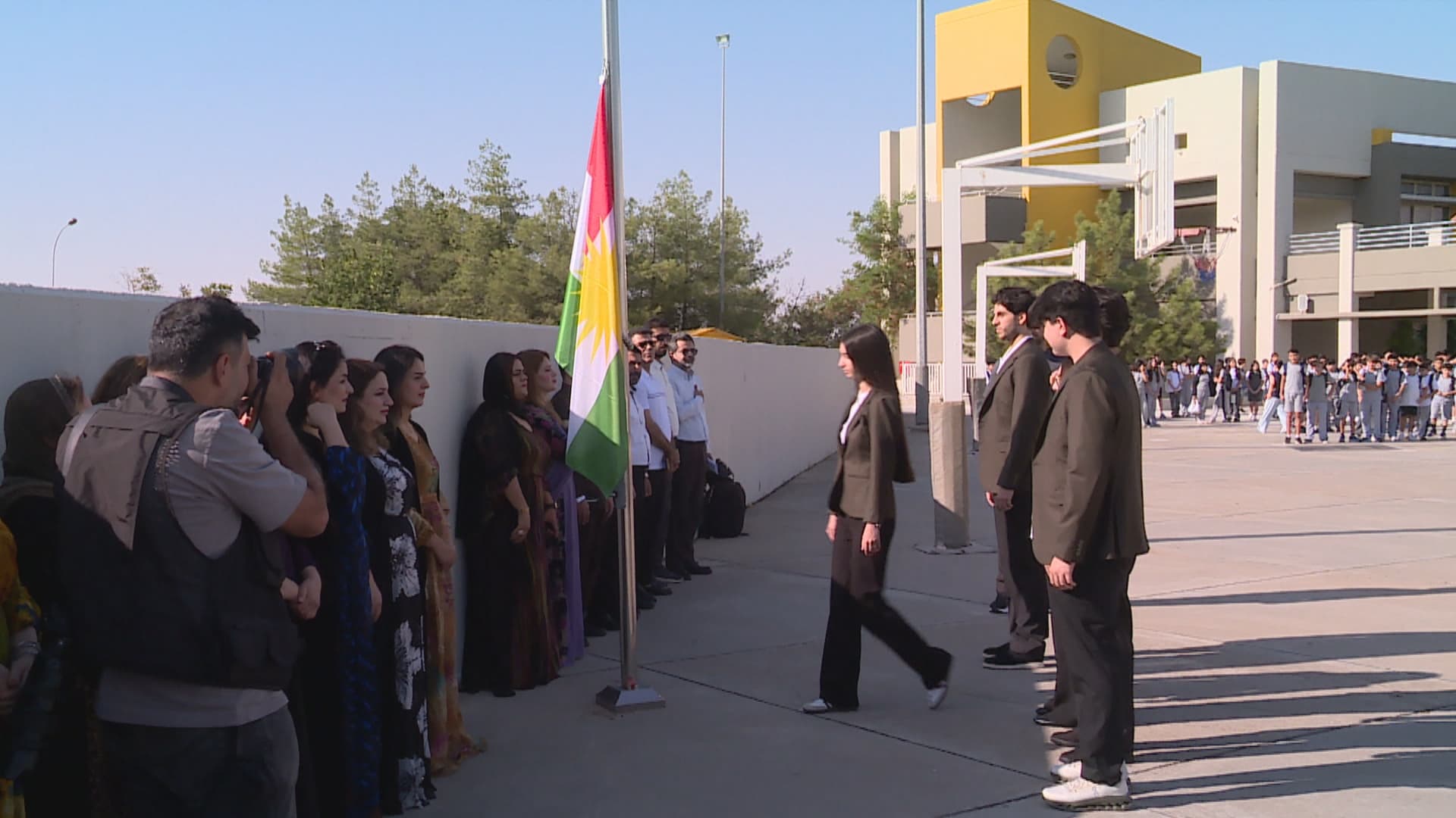 زەنگی ساڵی نوێی خوێندن لە قوتابخانەکانی سابیس لە هەولێر لێدرا