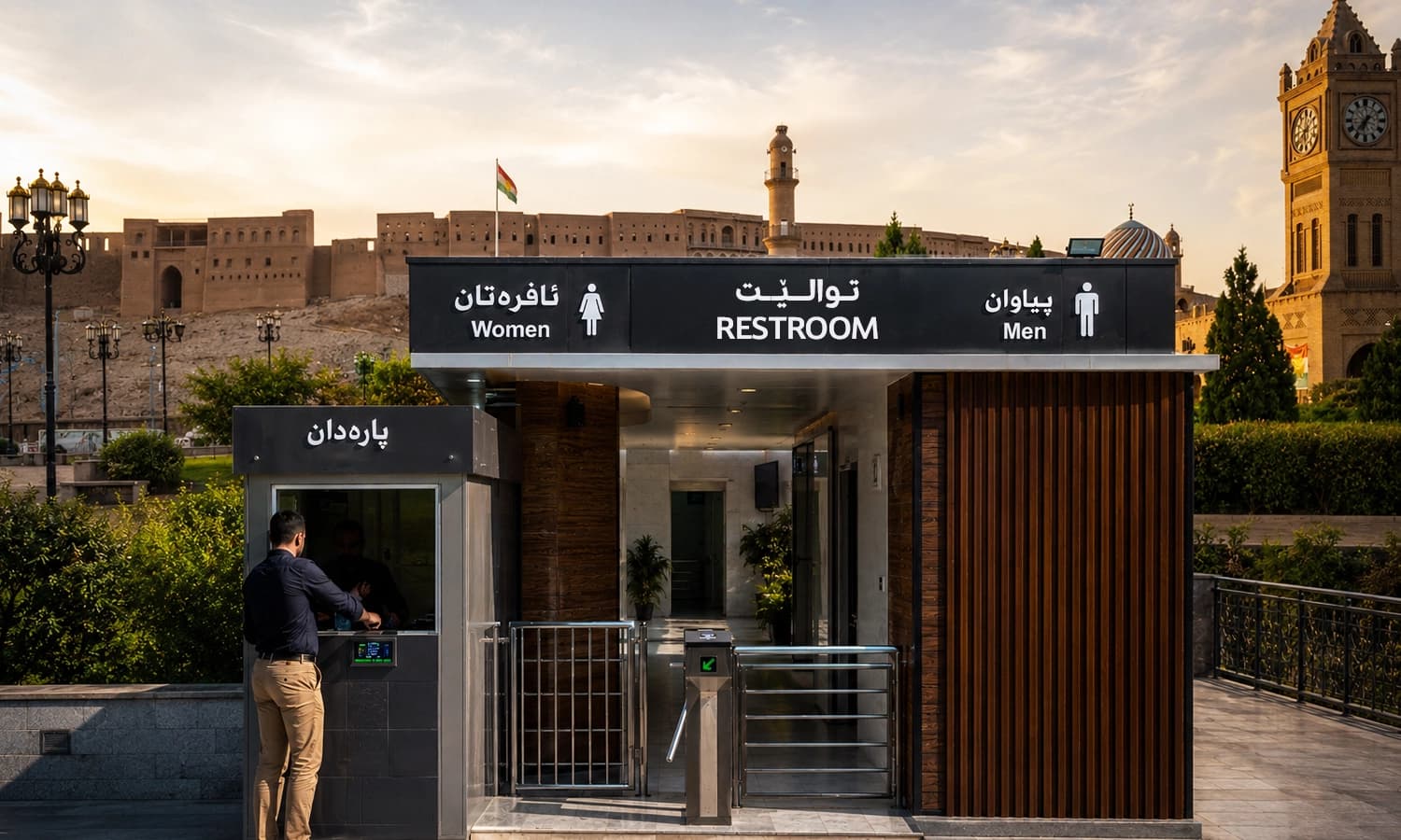 لە هەولێر بەکارهێنانی توالێتە گشتییەکان دەبێتە پارە
