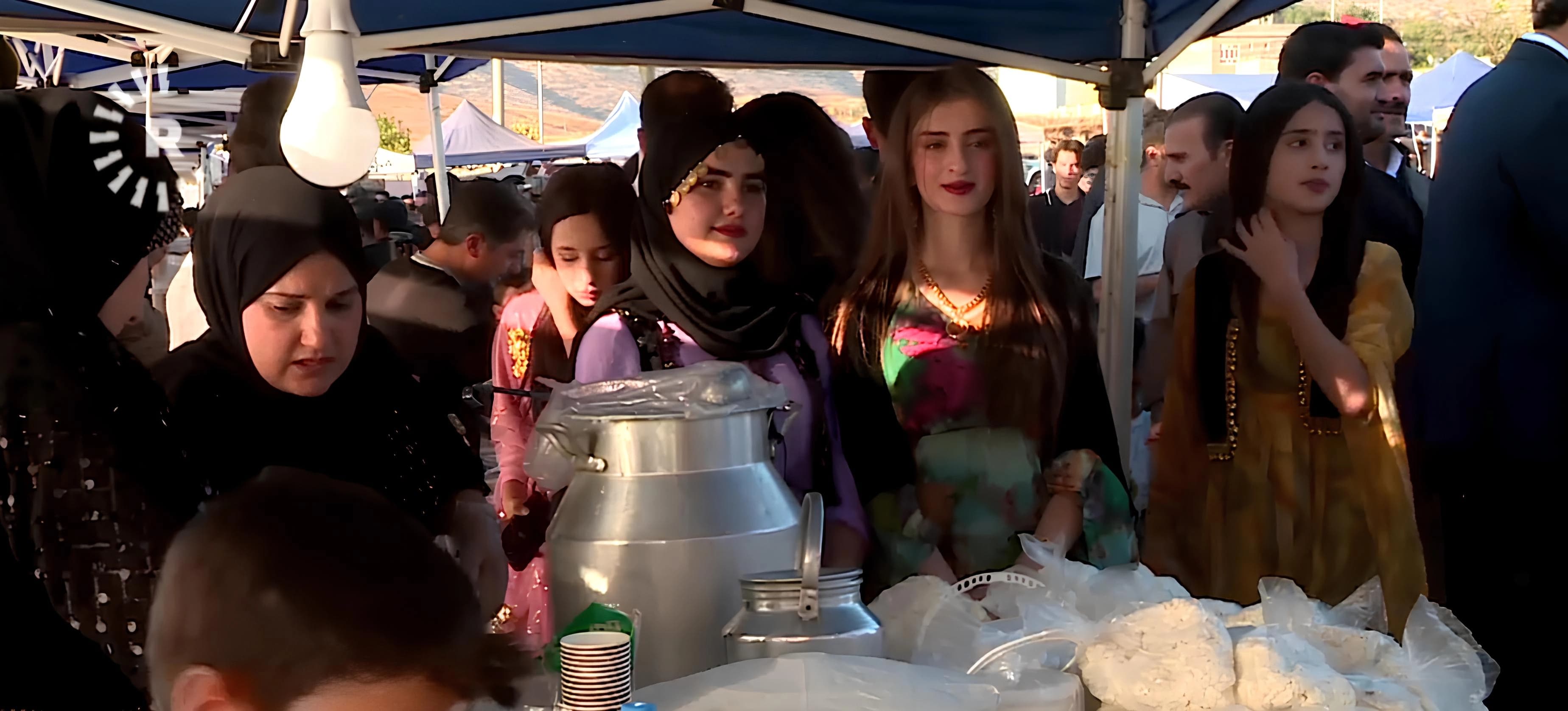 Bradost bölgesinde yerel üretim için ilk festival: 80'e yakın ürün sergilendi