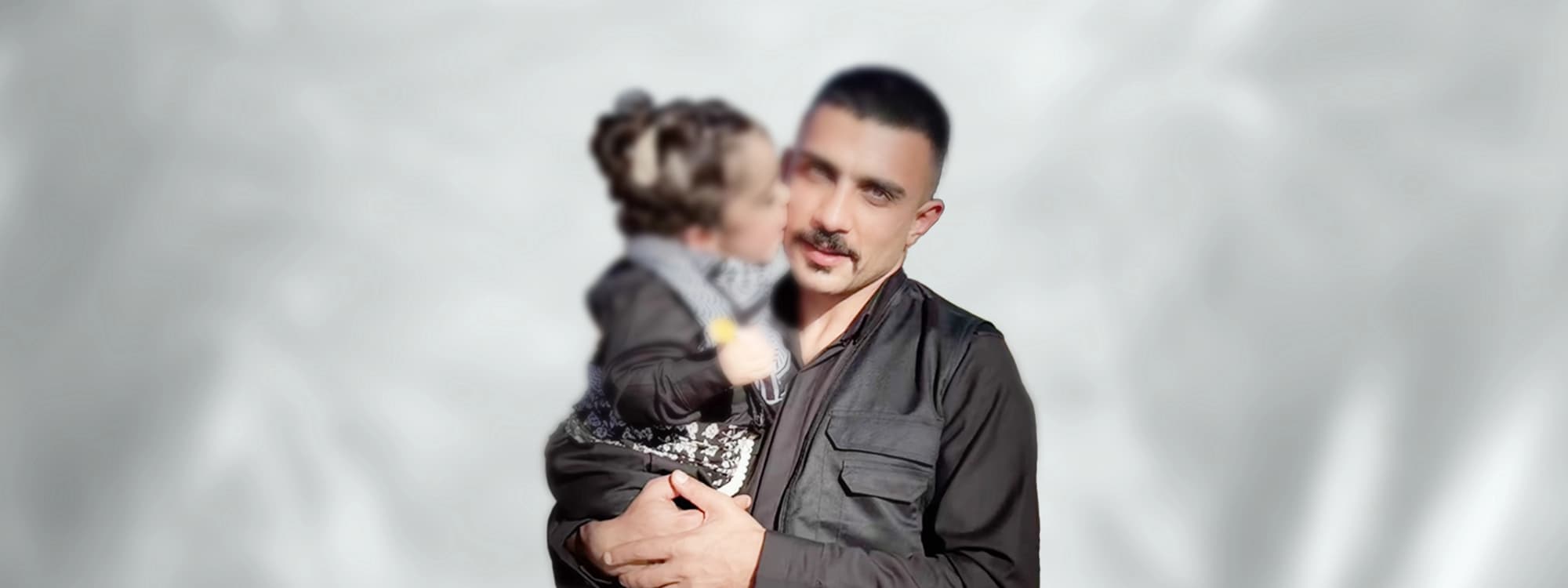 Rebin Sattar and his daughter Avesta on Kurdish Clothes Day in Khanaqin on March 10, 2026. Photo - Handout