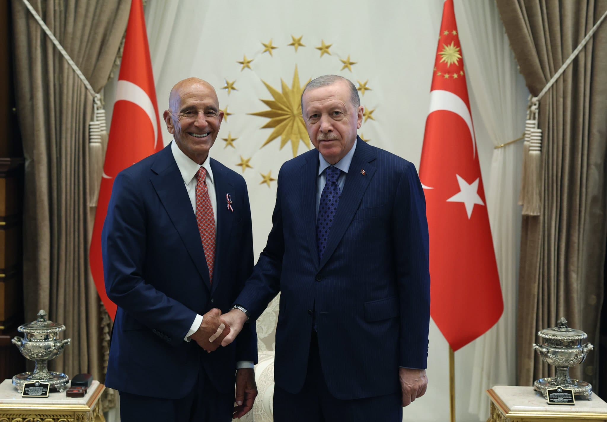 Erdoğan ile Tom Barrack Ankara’da buluştu