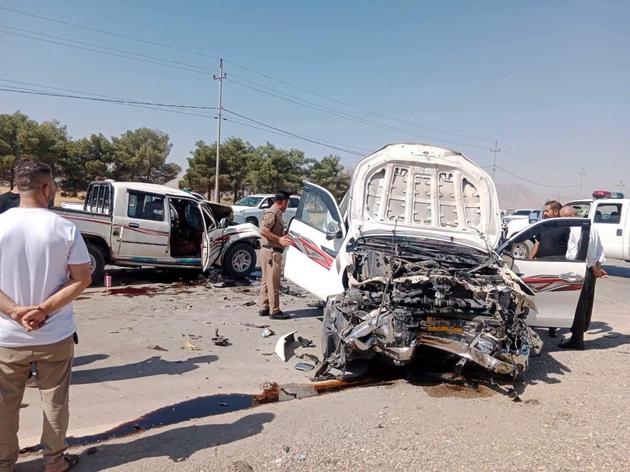 لە رووداوێکی هاتووچۆدا لە ئیدارەی راپەڕین سێ کەس گیانیان لەدەست دا