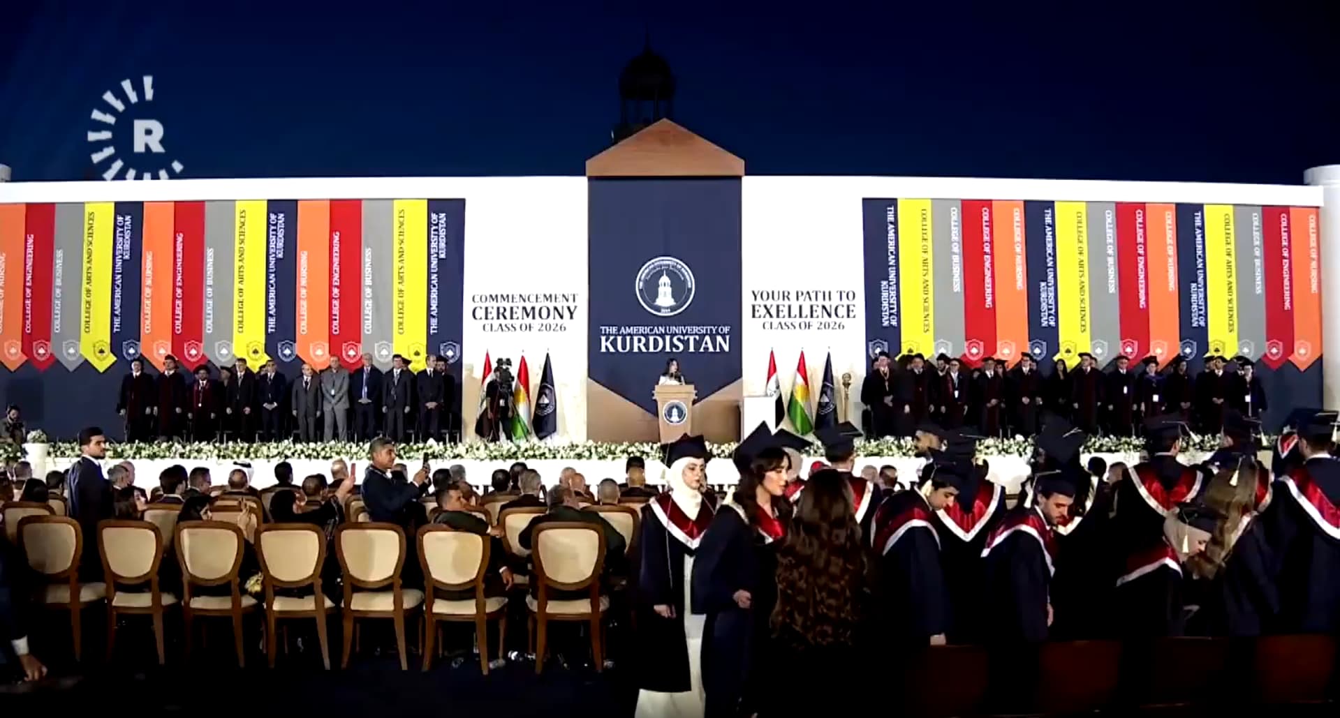 Kürdistan Amerikan Üniversitesi'nde mezuniyet töreni: 123 öğrenci mezun oldu