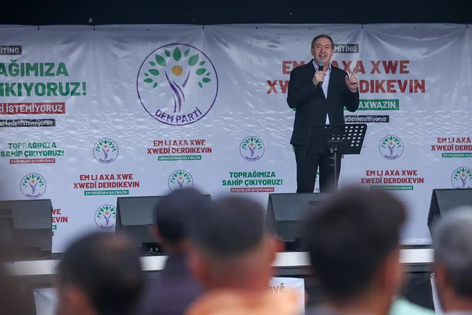 Bakırhan: Dağlarımızı patlatmayın, sularımızı kirletmeyin