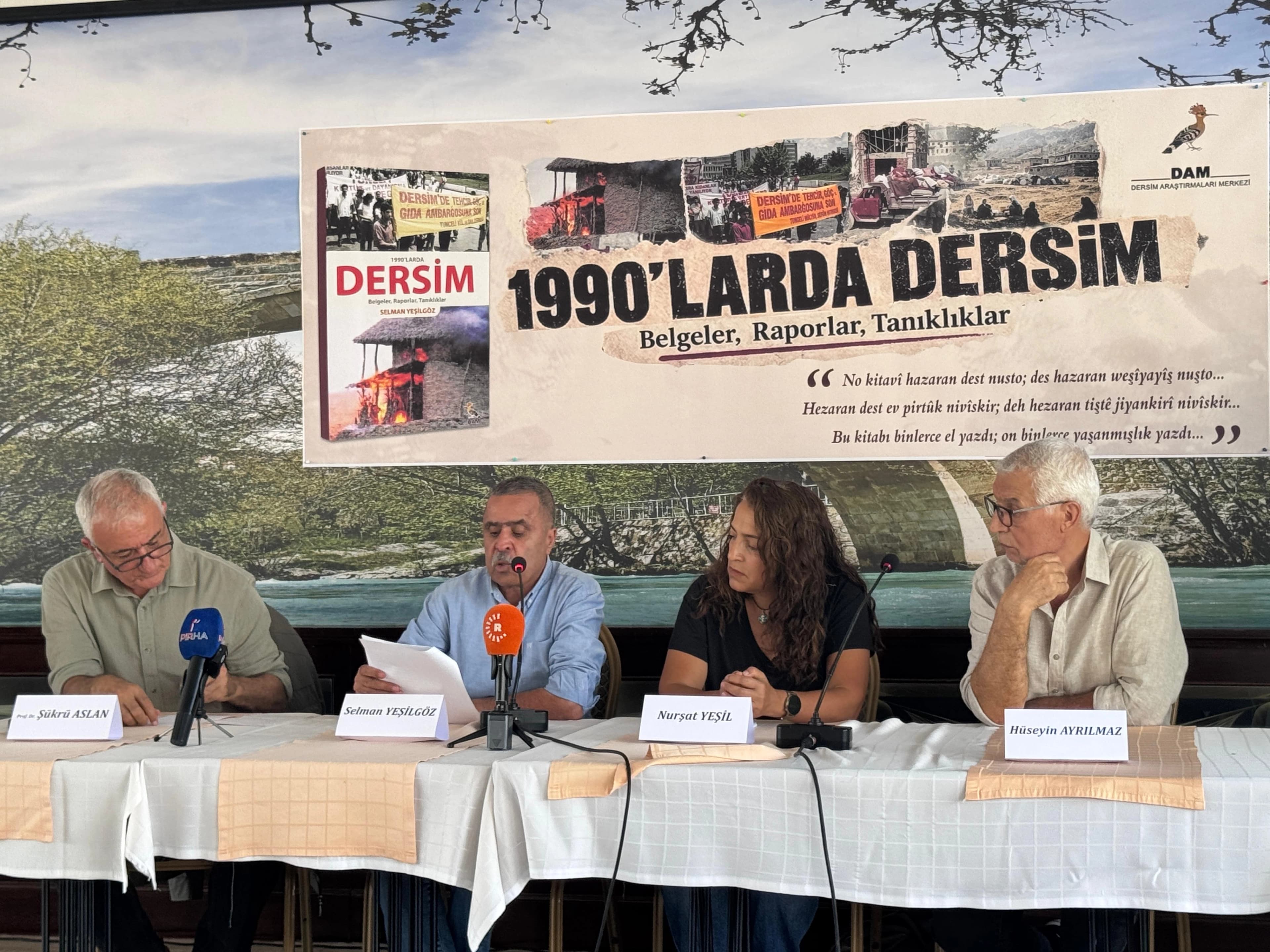Dersim'de 1990'lı yılların köy boşaltmaları panelde ele alındı