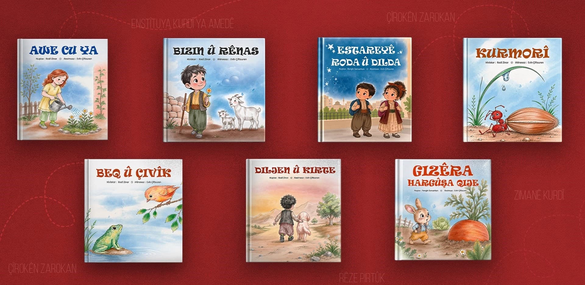 Enstîtuya Kurdî ya Amedê ji bo zarokan 20 pirtûkên nû çap kirin