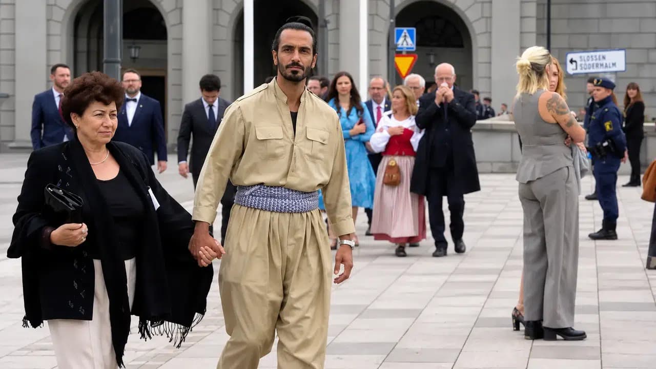 Kürt Milletvekili Gurgîn Bakırcıoğlu, İsveç Parlamentosu'nda Kürt kıyafetleri ile yemin etti