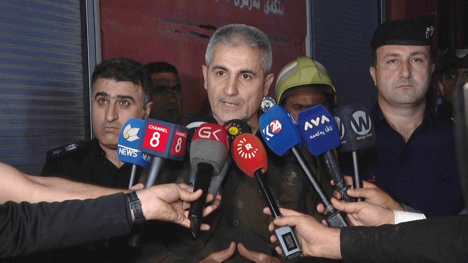 ئاگرەکەی بازاڕی لەنگەی رانیە کۆنترۆڵکرا؛ 6 دووکان سووتاون