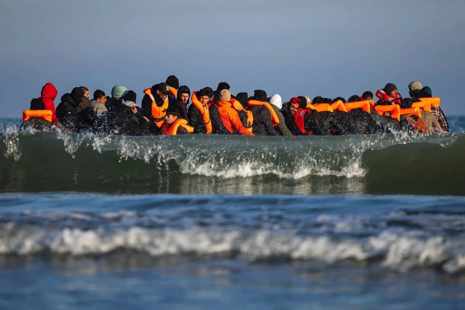 Two migrants die crossing English Channel as anti-migrant protests break out in UK
