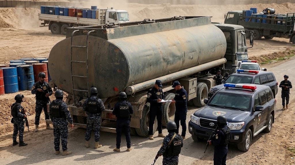 ئاسایشی نیشتمانیی عێراق بۆ رووداو: 3 قاچاخچی نەوتمان لە دیالە دەستگیرکرد