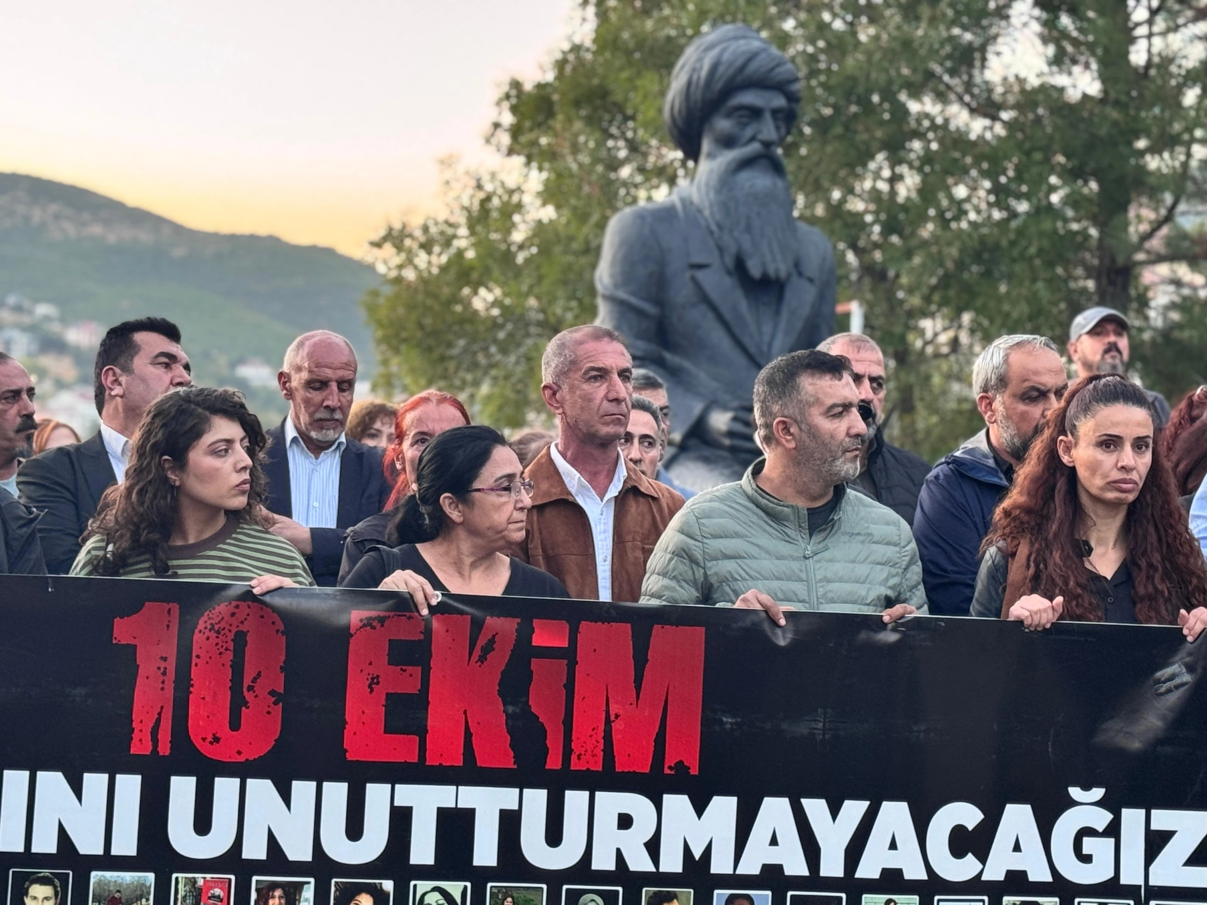 Dersim'de 10 Ekim Ankara Gar Katliamı’nın kurbanları anıldı: "Adalet sağlanmadı"