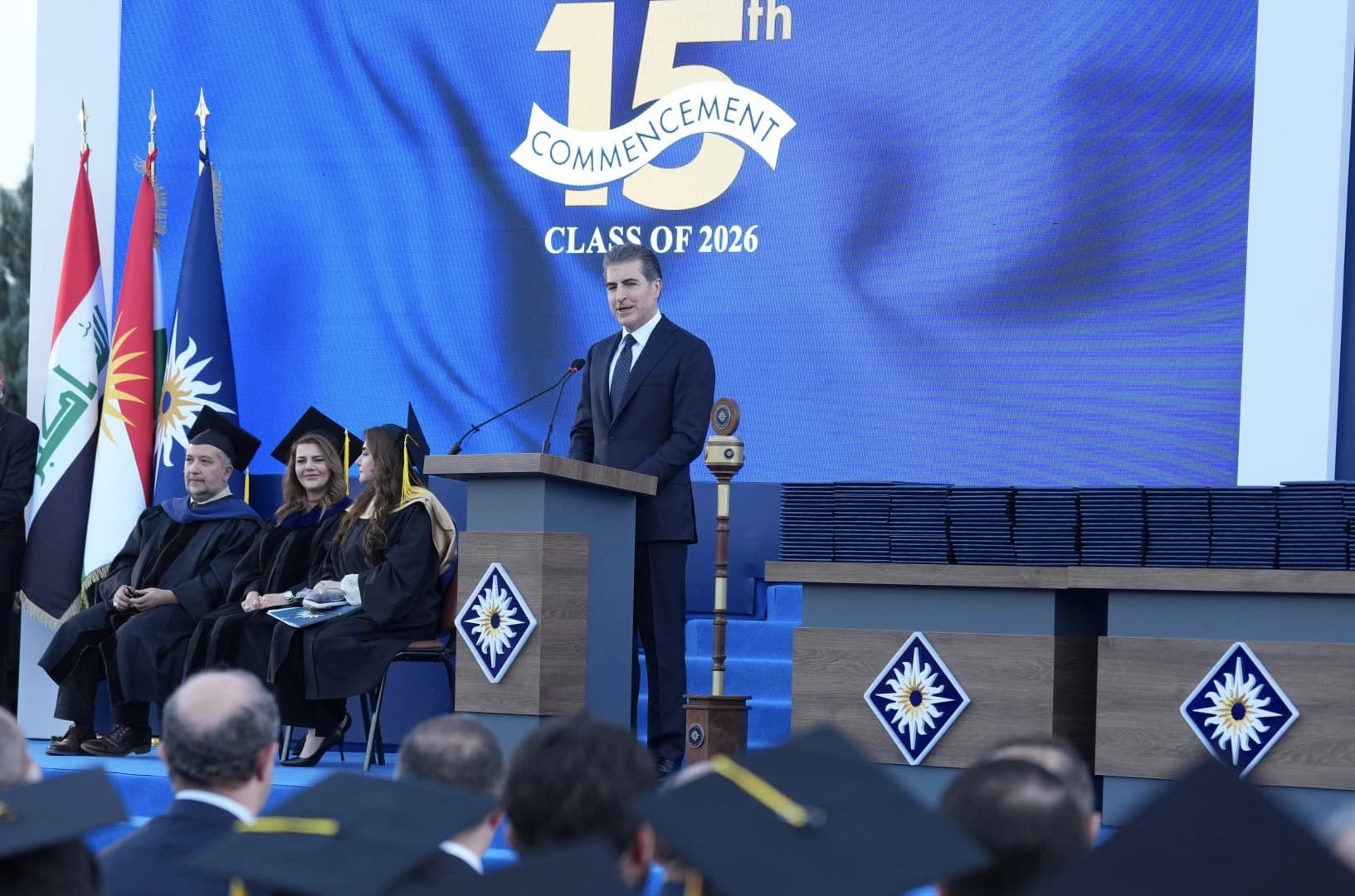 President Barzani emphasizes youth role at AUIS graduation ceremony