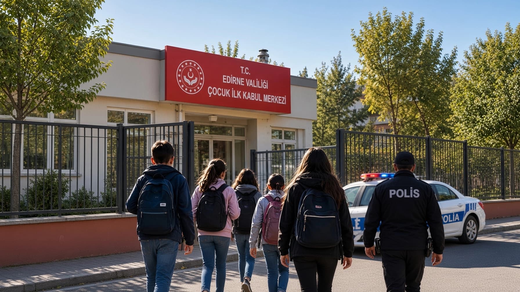 Li Edirneyê 13 zarokên biyanî yên  di bin çavdêriyê de winda bûn