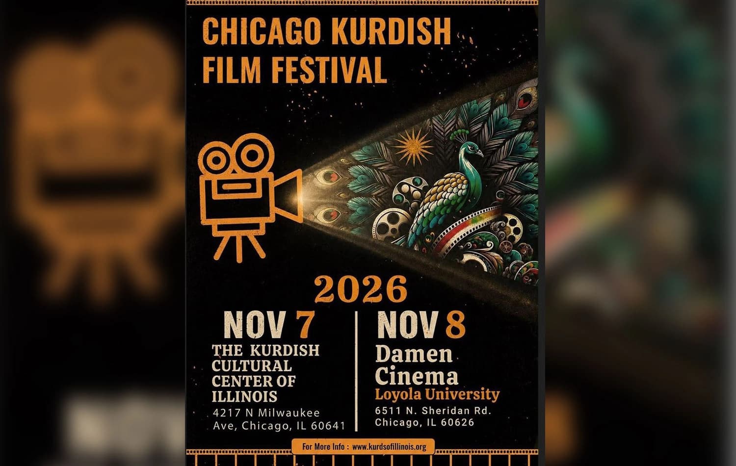 Chicago’da 3. Kürt Film Festivali düzenlenecek