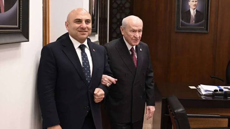 Azerbaycan'ın Ankara Büyükelçisi Aslanov’dan Bahçeli’ye ziyaret