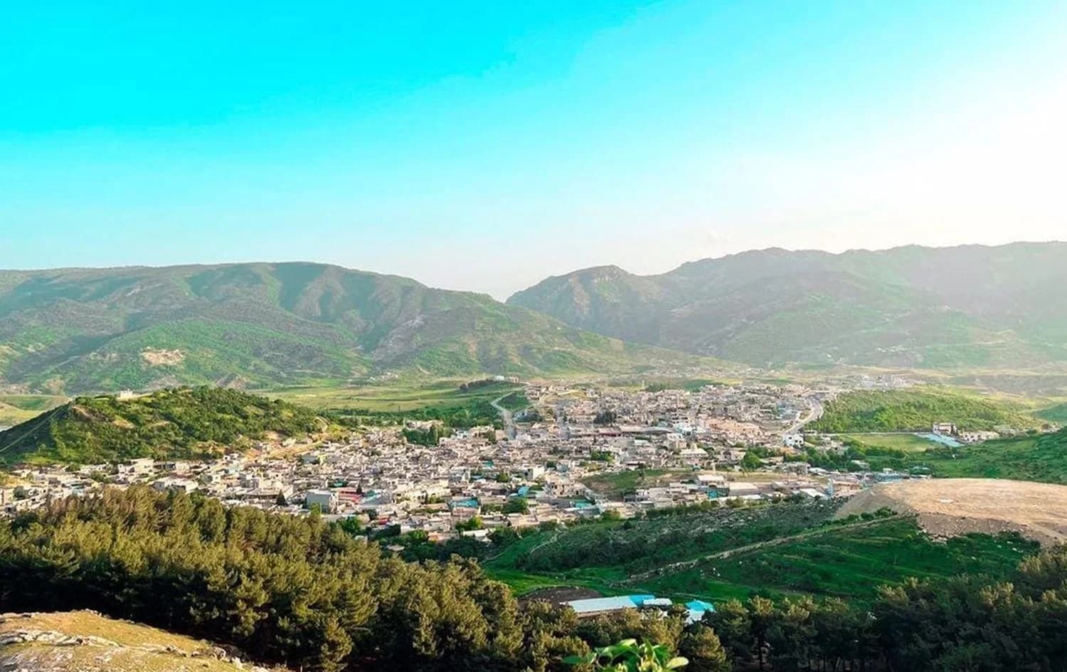 ناحیەی دینارتە: نەخشەی بنەڕەتیی دابەشکردنی زەوی پەسند کراوە