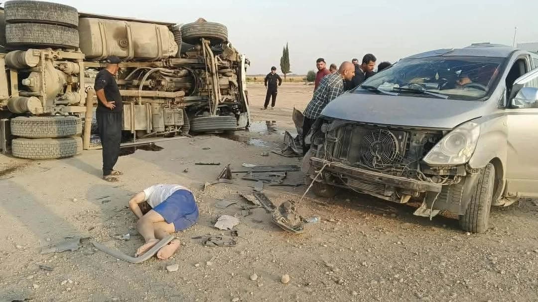 Tîma Qamişlo Sporê qeza kir: 6  kes birîndar bûn