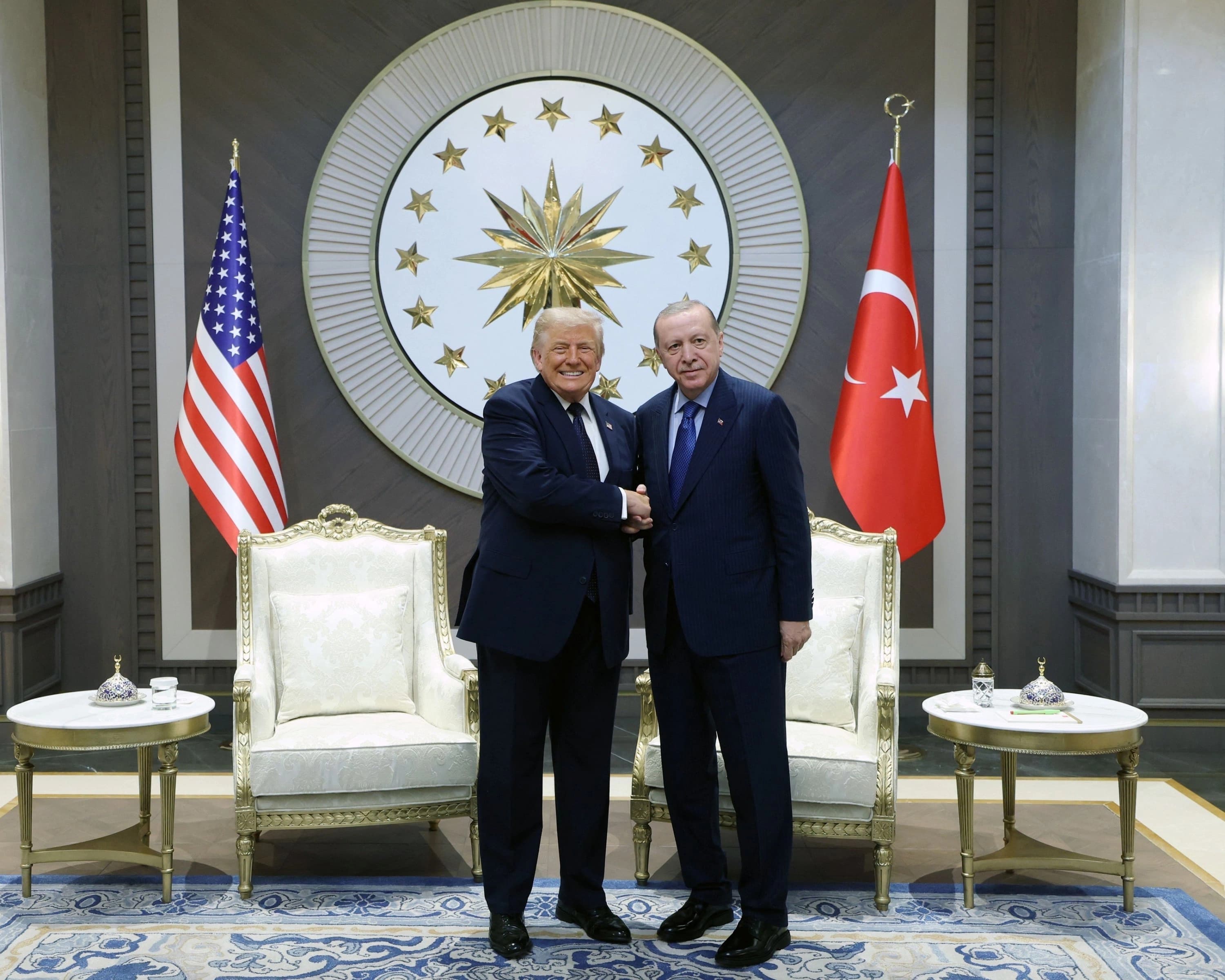 Erdoğan, ABD Başkanı Trump ile görüştü
