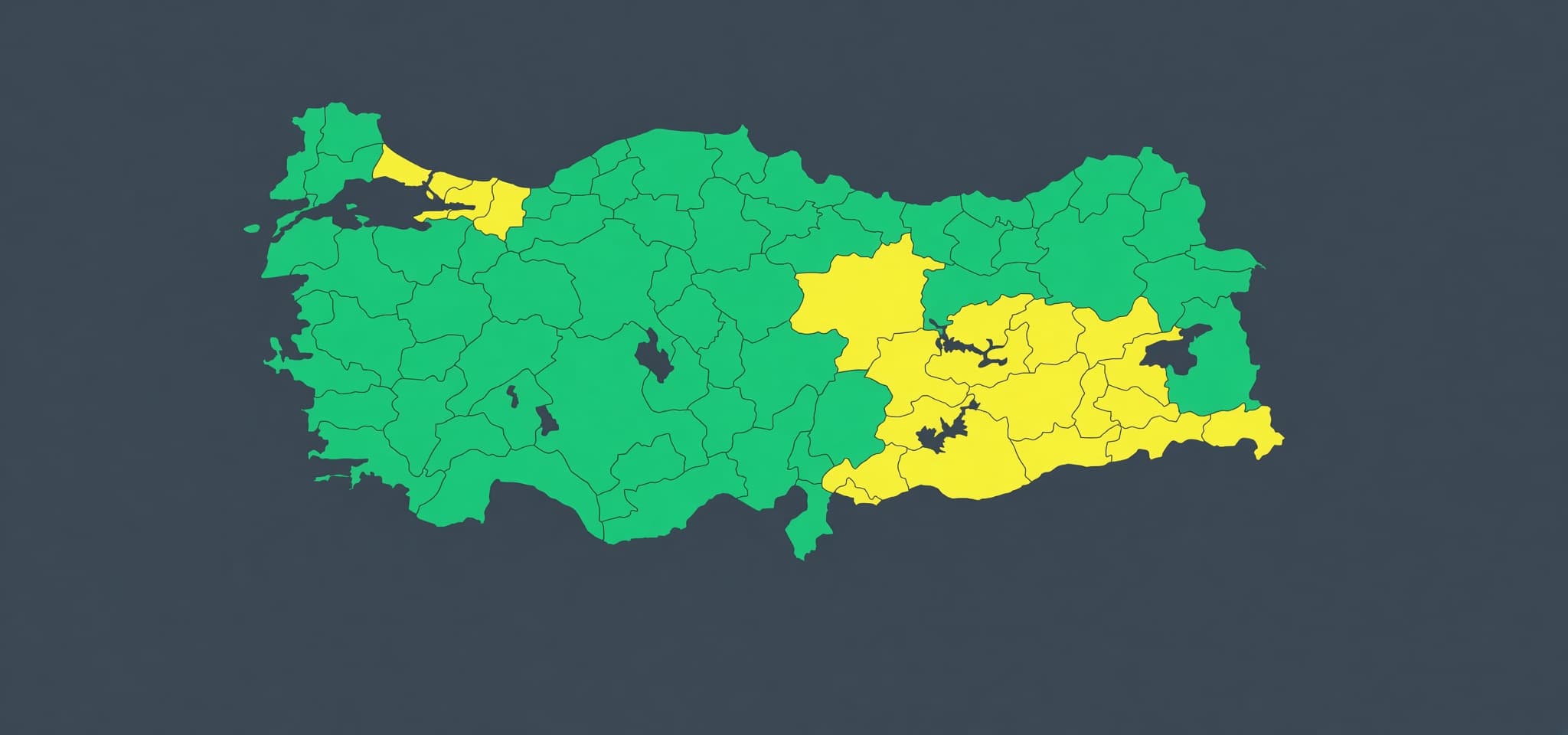 Diyarbakır, Hakkari ve İstanbul dahil 21 kent için ‘sarı’ uyarı