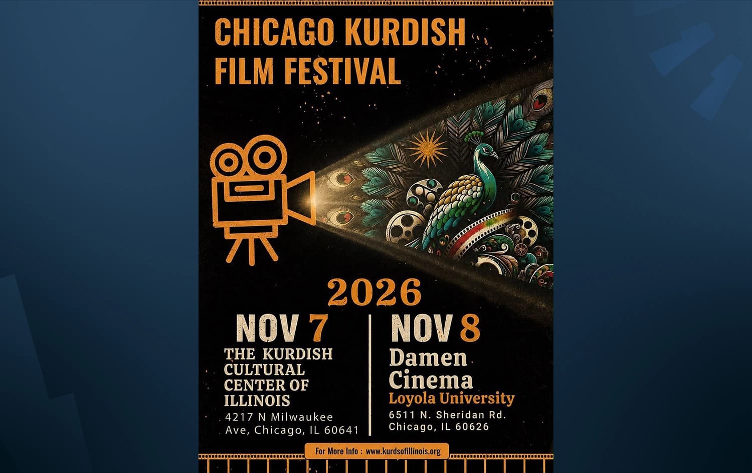Chicago Kurdish Film Festival to kick off next Saturday