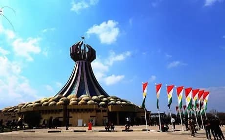 The Halabja Monument honors victims of the 1988 atrocity. Rudaw photo.