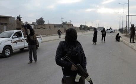 A group of militants 