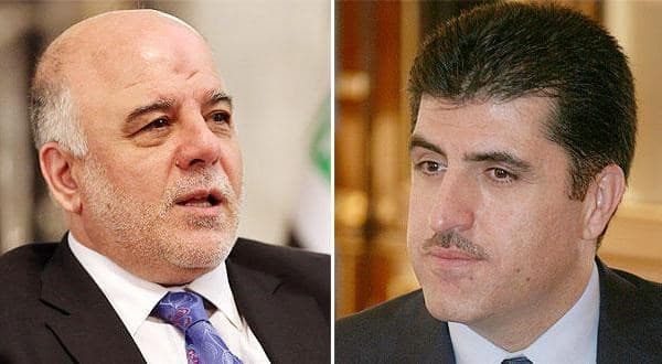 Premier Barzani and Prime Minister Abbadi 