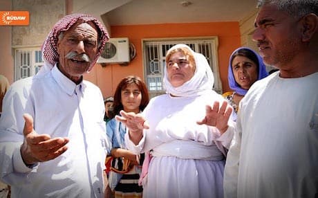 Yazidi refugees in Shingal 