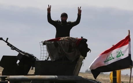 Iraq joint forces near Baghdad, AFP photo. 