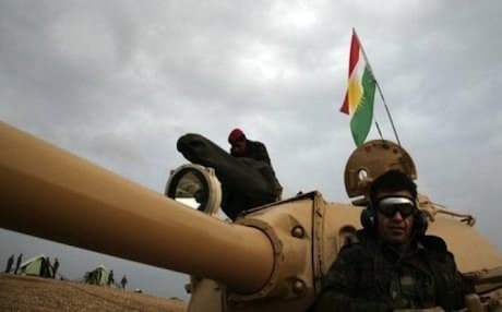 Kurdish Peshmerga forces in Kirkuk province. AFP photo.