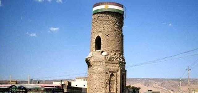The Shingal minaret dates back to antiquity and was regarded as a religious symbol for Yezidi Kurds.