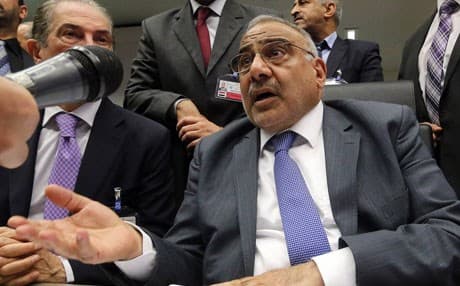 Iraq’s Oil Minister Adel Abdul-Mehdi speaks to journalists prior to the start of a meeting of the Organization of the Petroleum Exporting Countries. AP file photo.