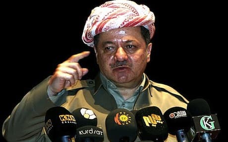 Kurdistan Region President Massoud Barzani. Photo: AFP