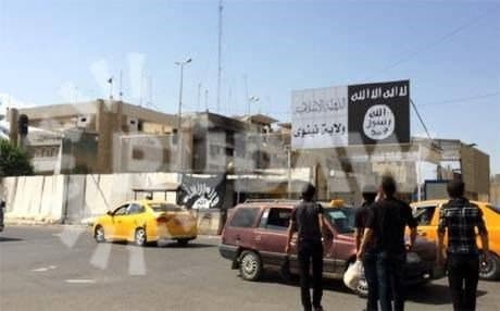 Islaimc State militants in Mosul. Rudaw photo. 