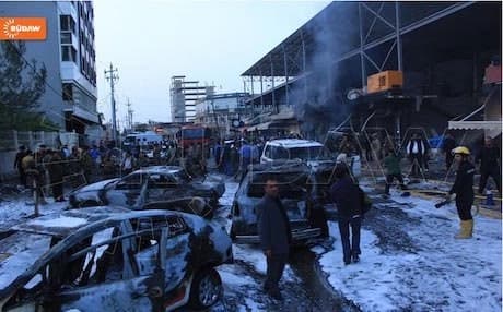 ISIS car bombing in Ainkawa, Erbil, April,17. 