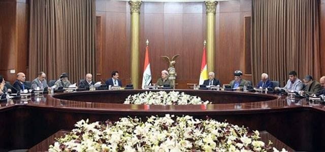 Barzani, parti temsilcileriyle biraraya geldi