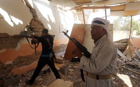 Iraqi Sunni tribesmen took up arms to fight ISIS militants. AFP file Photo.
