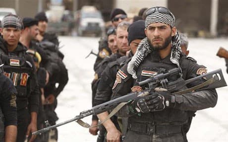 Iraqi forces take part in an operation to retake the Baiji oil refinery. AFP file Photo. 