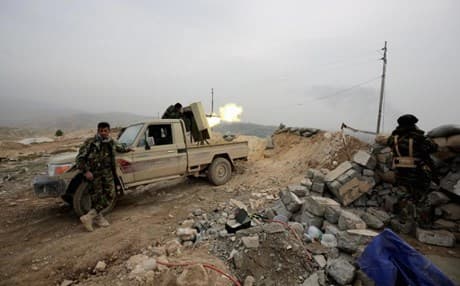 Peshmerga forces in Shingal AP file photo. 